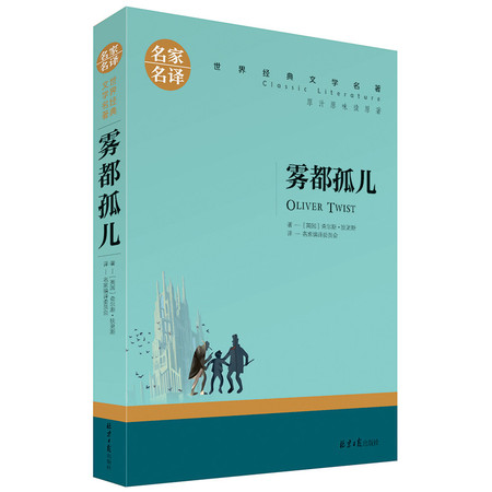 正版 名家名译 世界经典文学名著 原汁原味读原著 雾都孤儿  青少年名著书籍 课外名著书籍