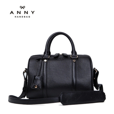 ANNY 2016新品时尚头层牛皮手拎包潮流斜挎包图片