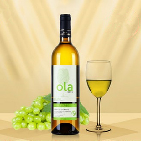欧啦 法国原瓶原装红酒葡萄酒 2013 IGP 珍品干白 OLA WINE