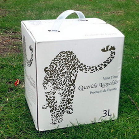 欧啦 西班牙豹立方原盒进口霞多丽干白葡萄酒 喜宴 商务红酒3L包邮图片