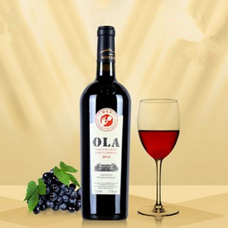 欧啦原瓶法国红酒 2012欧拉尚品干红葡萄酒 正品AOC级别