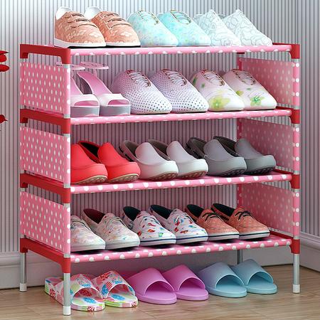 JSB简易鞋柜 创意无纺布鞋架客厅自由组合组装收纳架子