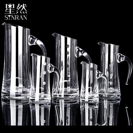 XR 透明带刻度白酒分酒器带把洋酒小酒壶七字把 支持定做