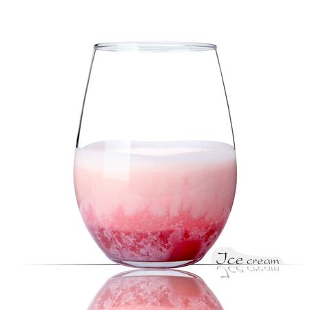 XR 机制蛋杯500ml玻璃杯水杯果汁杯