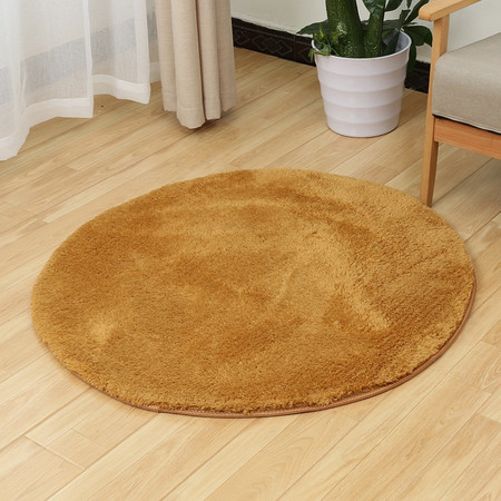 L圆形地毯健身瑜伽地垫吊篮垫子卧室脚垫客厅茶几床边地毯直径120图片