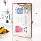 HX  卡通熊猫纳米银加厚防滑抗菌防霉塑料菜板 切水果板 砧