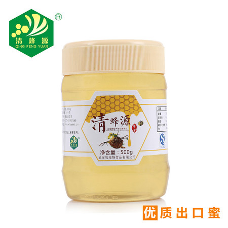 清蜂源 出口品牌 深山天然蜂蜜 优选延安洋槐蜂蜜500g图片