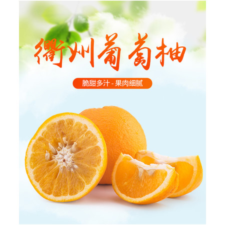 【常山胡柚】柚子  常山鸡尾葡萄柚 5斤装  预售  新鲜水果 浙江特产包邮