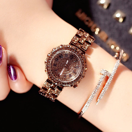 艾米娅 韩国诗威蒙Swaymond正品奢华名媛风镶钻女士钢带手表包邮防水腕表图片