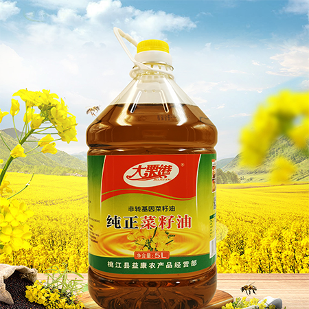 消費扶貧益陽純正菜籽油5l