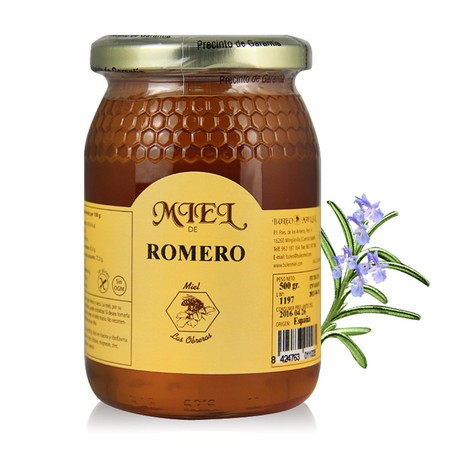 布罗家族 西班牙原装进口野生蜂蜜500g迷迭香蜜正品