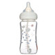 好孩子（Goodbaby）婴儿母乳实感宽口径握把吸管玻璃奶瓶260ml(兰花系列) B80200