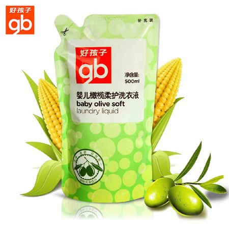 好孩子/gb 好孩子（Goodbaby）婴儿橄榄柔护洗衣液 500ml  X4103