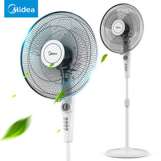 美的/MIDEA  家用机械落地扇电风扇静音立式宿舍转页扇FSA40YE