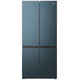 美的/MIDEA 变频一级能效十字双开门电冰箱509升除菌无霜BCD-509WSGPZM(E)玻璃面板