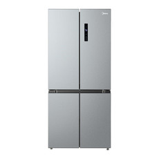 美的/MIDEA  523升十字四开门电冰箱一级能效变频风冷无霜BCD-523WSPZM(E）银色