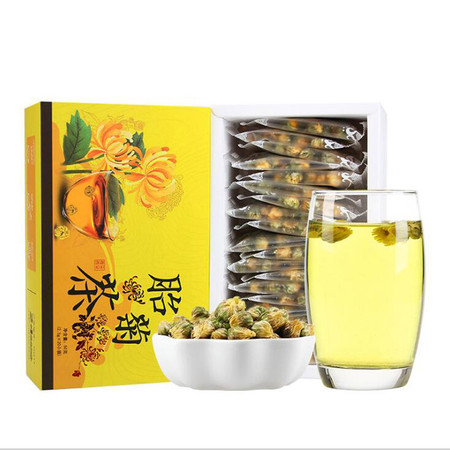 胎菊独立包装花草茶菊花茶头采桐乡杭白菊胎菊王花茶叶盒装小袋图片