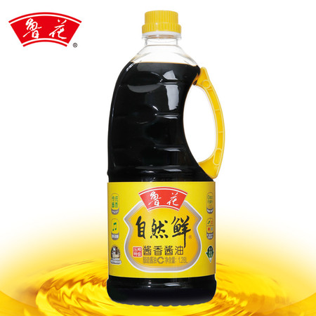 鲁-花自然鲜酱香酱油1.28L酿造酱油图片