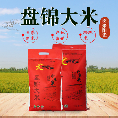 盘锦蟹田大米10斤新米  东北大米农家自产珍珠米粳米盘锦大米