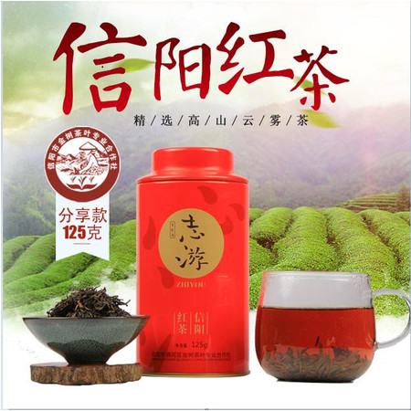 【限信阳地区积分兑换专用，不对外销售】*志游信阳红茶，2017年新茶，125g分享款