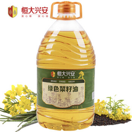 【限信阳地区积分兑换专用，不对外销售】固始  恒大兴安绿色菜籽油  5L