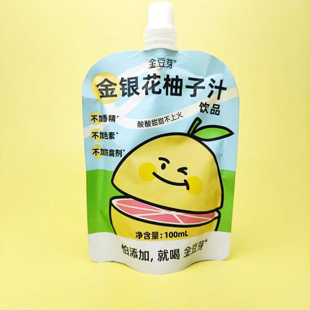 大纯丰 金银花柚子汁100ml/袋 2袋图片