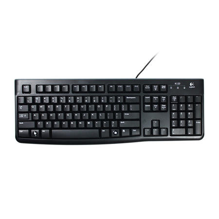 罗技/Logitech K120有线键盘USB笔记本台式电脑键盘办公家用键盘图片
