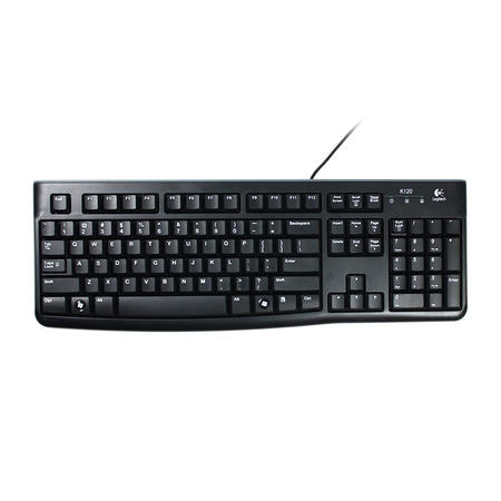 罗技/Logitech K120有线键盘USB笔记本台式电脑键盘办公家用键盘