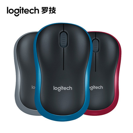 罗技/Logitech M185无线鼠标笔记本电脑鼠标 办公光电USB鼠标包邮图片