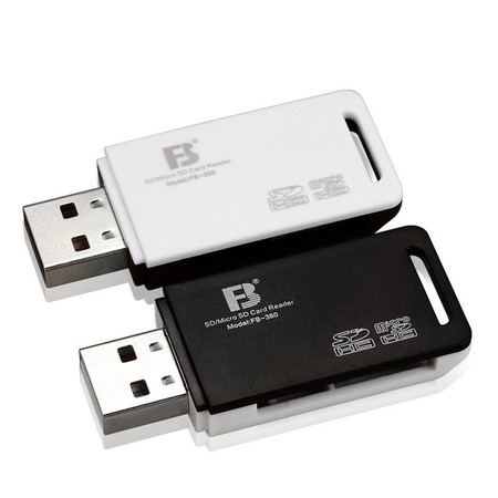 沣标(FB)USB3.0高速读卡器多合一SD卡手机相机内存卡TF通用CF卡读卡器