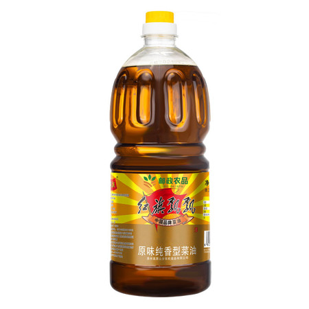 红旗飘飘 原味纯香菜籽油2L*2瓶