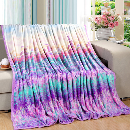 Sookie 冬季空调毯珊瑚绒毯子加厚法兰绒毛毯床单云貂绒午睡单人双人盖毯1.8米图片
