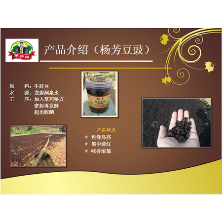 咸宁通山杨芳林 杨芳豆豉250G/2瓶包邮图片