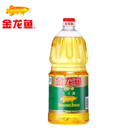 金龙鱼精炼一级大豆油1.8L/瓶 大豆 食用油