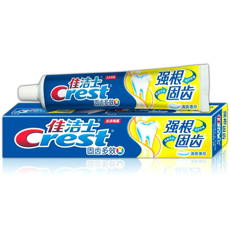 佳洁士Crest强根固齿牙膏90g强健牙齿平价牙膏