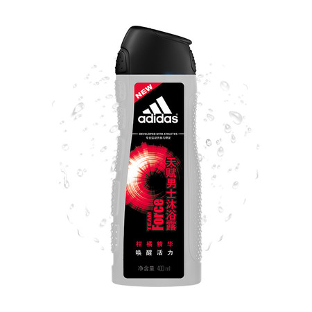 阿迪达斯/ADIDAS 阿迪达斯(Adidas)男士天赋沐浴露400ml 持久留香控油清凉舒爽 特有木质香