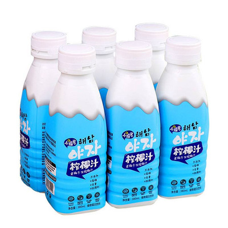 海南小罐君榨椰汁380ml*6图片