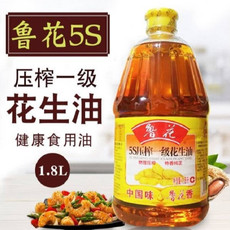 鲁花/luhua 5s物理压榨一级花生油1.8L