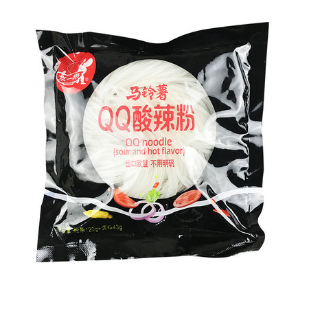 京一根QQ酸辣粉120g*4袋装马铃薯粉米线方便面速食品含调料图片