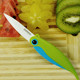 妙季陶瓷刀便携水果刀 折叠小刀具 随身小鸟刀削皮刀创意瓜果刀