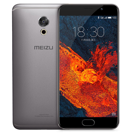 魅族/MEIZU 魅族pro6 plus (4GRAM+64GROM)全网通移动联通双4G手机深空灰