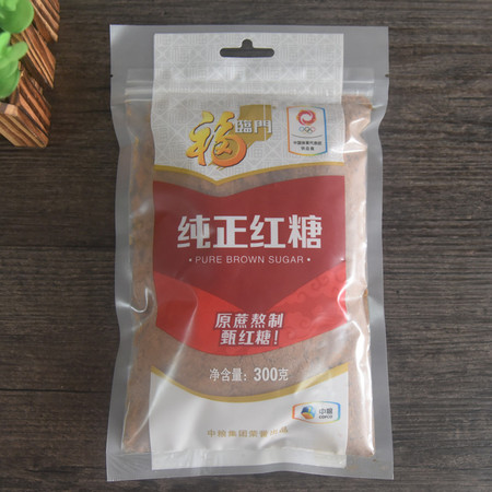 【张家港馆】福临门纯正红糖300g 碳化糖 中粮出品图片