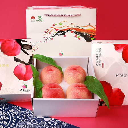 中国邮政 「4只精品装」凤凰水蜜桃 每只4-5两