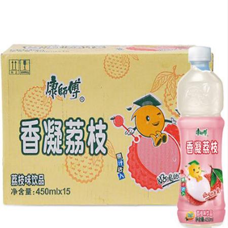 【邮乐 天水馆】康师傅香凝荔枝450ml(1*15瓶）