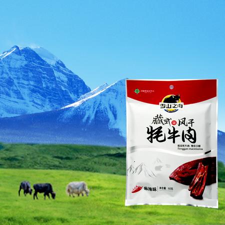 雪山之舟藏式风干牦牛肉60g 袋装 全国包邮图片