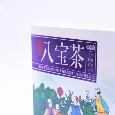 御果斋 雪域八宝茶 黑枸杞茶品500g（50g*10袋）/盒图片