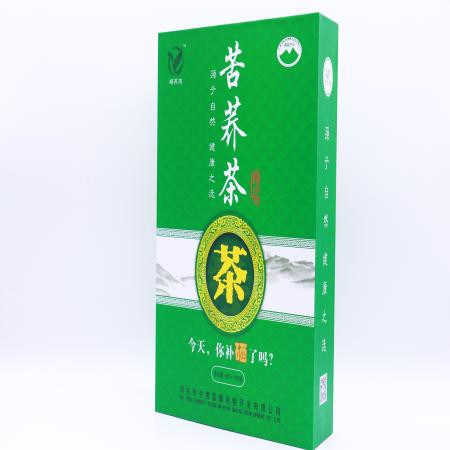 硒荞湾 青海富硒全胚芽高原苦荞茶正品清香型精品降脂苦荞麦香大麦茶600g（6g*100包）  礼盒