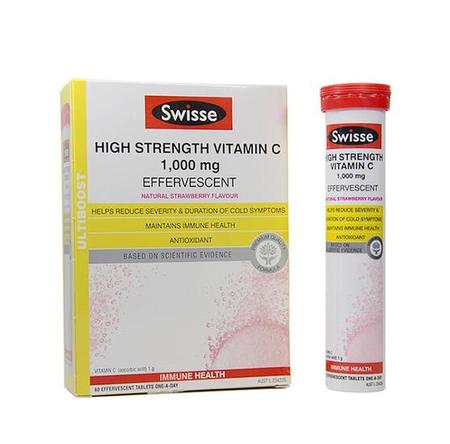 澳洲进口   SWISSE 维生素C   浓缩片VC泡腾片图片