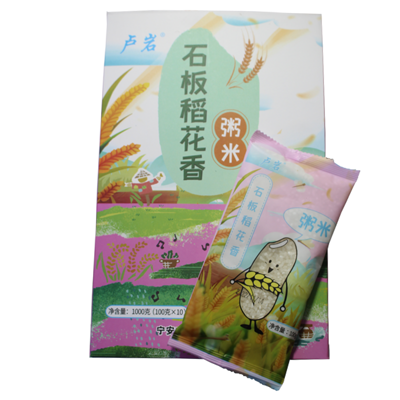 卢岩 稻花香粥米100g*10包