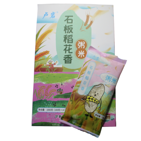 卢岩 稻花香粥米100g*10包